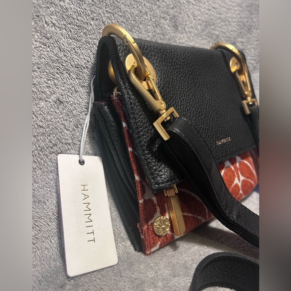 Hammitt Montana Texas Tapestry Reversible Leather Crossbody Bag - Picture 4 of 14